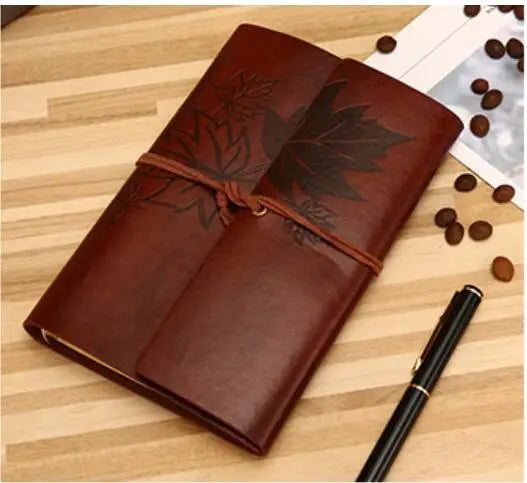 A5/A6/A7 PU Leather Vintage Travelers Notebook – Blank Kraft Journal