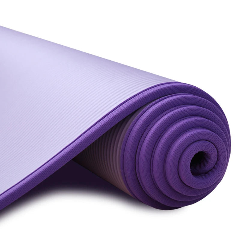 Extra Thick Non-Slip Yoga Mat with Bandage - 10MM