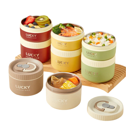 Insulated Bento Box with Thermal Bag – Sealed Food Container for Kids - HeabitLife