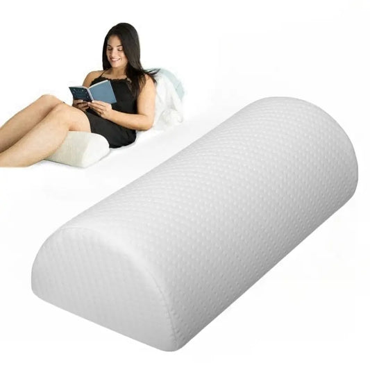 Memory Foam Leg Pillow – Cylindrical Body Support for Enhanced Sleep & Travel Comfort - HeabitLife