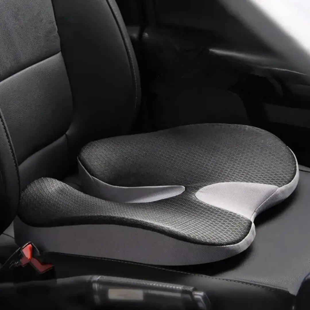 Memory Foam Seat Car Cushion – Tailbone Pain Relief & Ergonomic Support - HeabitLife