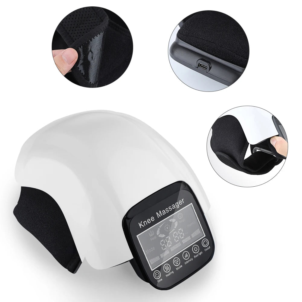 Wireless Heating Vibration Air Pressure Knee Massager - HeabitLife