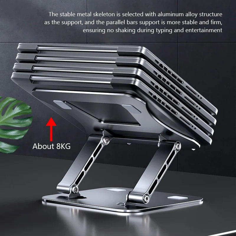 Foldable Aluminum Laptop Stand for 10-17" Laptops - HeabitLife