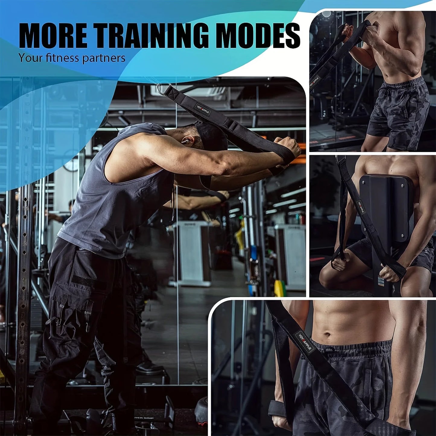 Tricep Training Rope - Cable Attachment for Strength Training