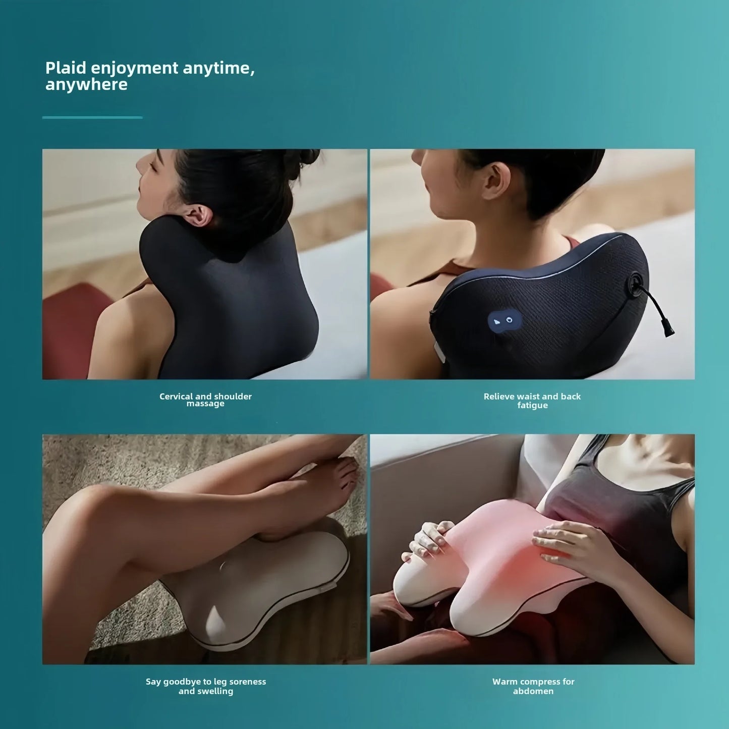 Back & Neck Shiatsu Massager with Heat