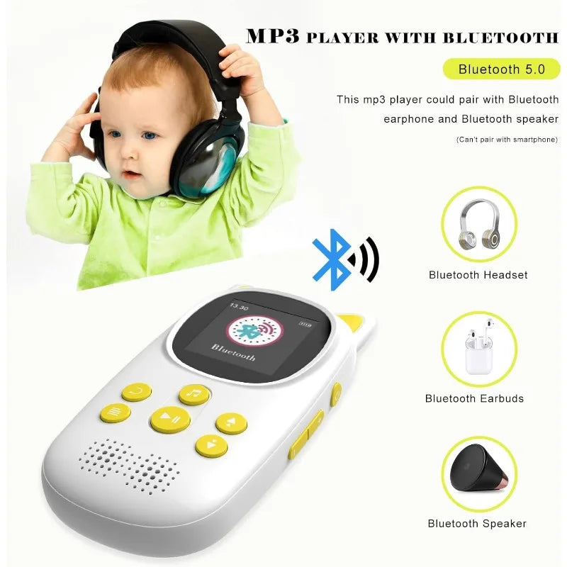 32GB Bluetooth MP3 Player with Built-in Speaker and Pedometer