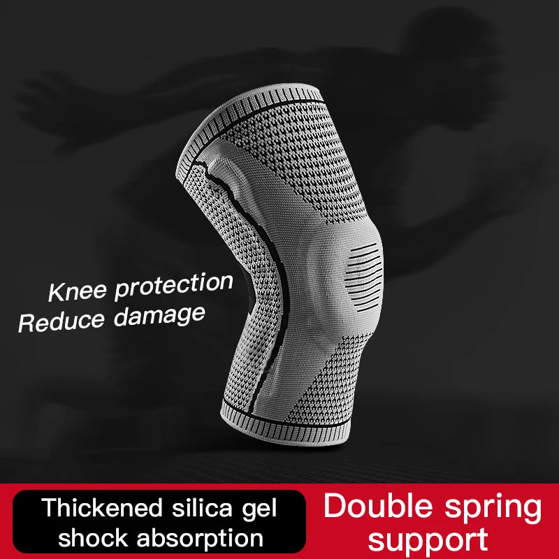 Silicone Knee Pad – Patellar & Meniscus Support for Sports & High-Impact Activities