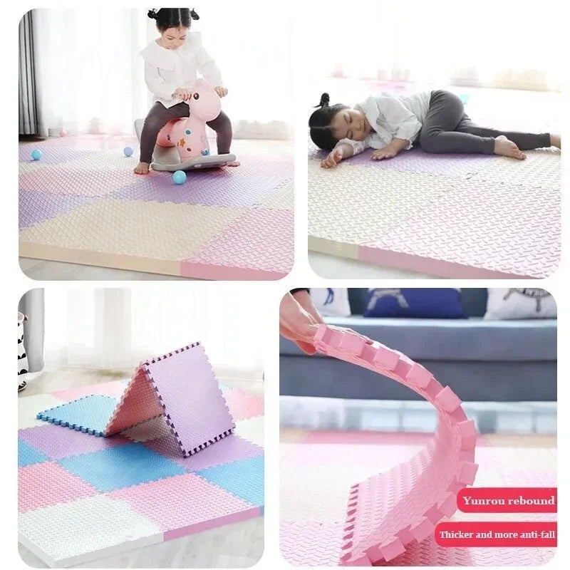 8-16pcs 10mm Thick EVA Foam Baby Puzzle Play Mat – Soft and Safe Floor Mat