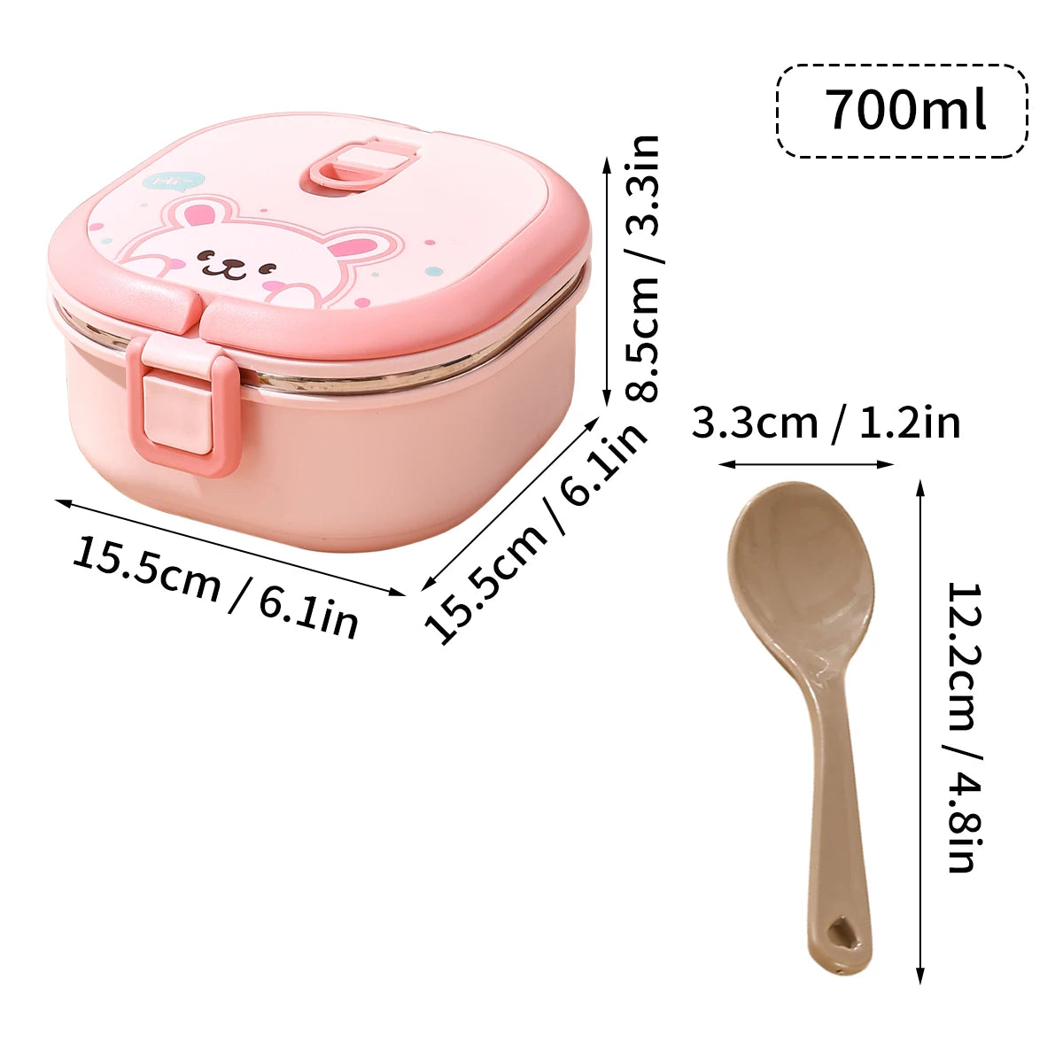 Stainless Steel Insulated Bento Box – Stackable Leakproof Food Container - HeabitLife
