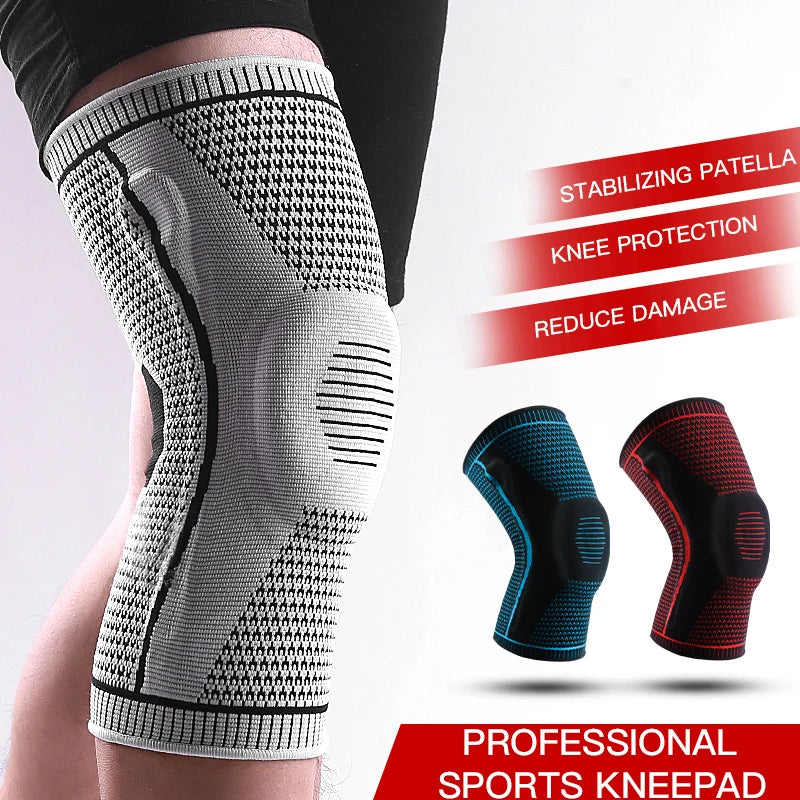 Silicone Knee Pad – Patellar & Meniscus Support for Sports & High-Impact Activities