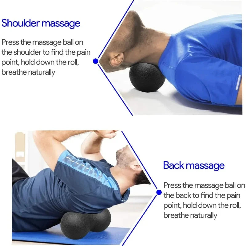 Yoga Fitness Body Relaxation Massage Peanut Ball - HeabitLife