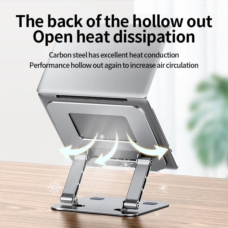 Foldable Aluminum Laptop Stand for 10-17" Laptops - HeabitLife