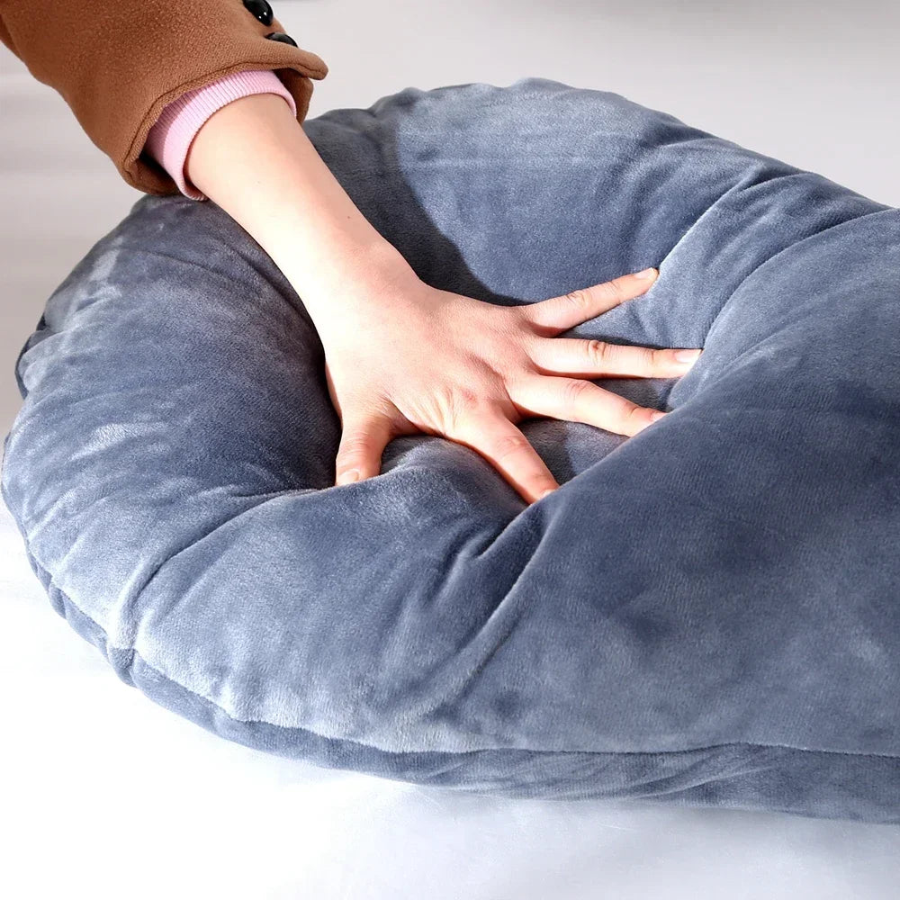 Soft Fleece U-Shaped Pregnancy Support Pillow - HeabitLife