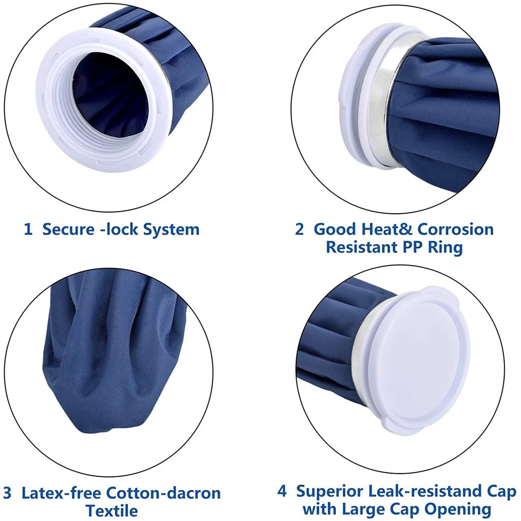 Professional Dual-Temperature Therapy Pack – Reusable Hot & Cold Ice Bag Bandage for Injury Relief