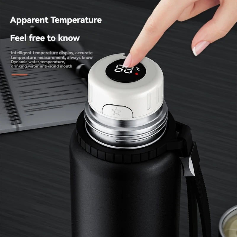 Large Capacity Stainless Steel Vacuum Flask With Cup - HeabitLife