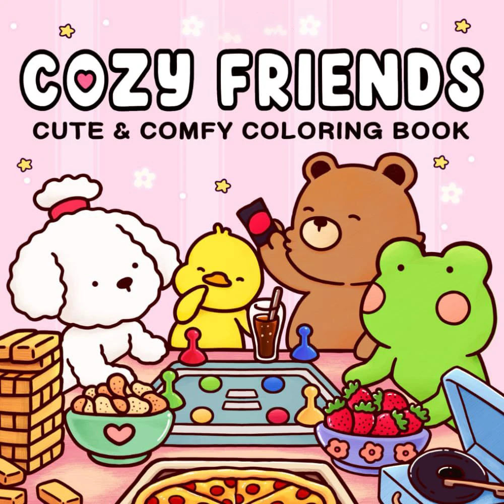 Cozy & Cute Coloring Book for Kids – Fun, Creative, and Relaxing