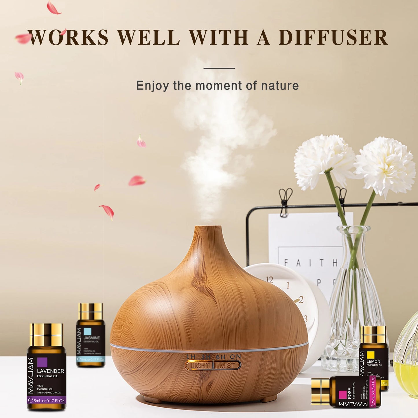 35-Bottle Essential Oils Set – Aromatherapy, DIY Candles & Diffusers