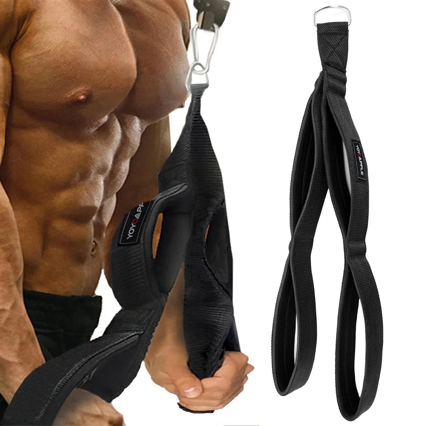 Tricep Training Rope - Cable Attachment for Strength Training