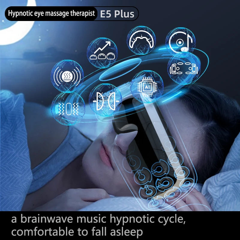 Smart Music Hot Compress Eye Mask Massager - HeabitLife