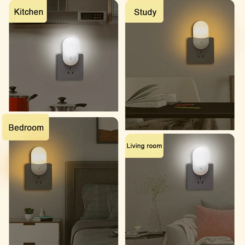 LED Mini Night Light with EU/US Plug - HeabitLife