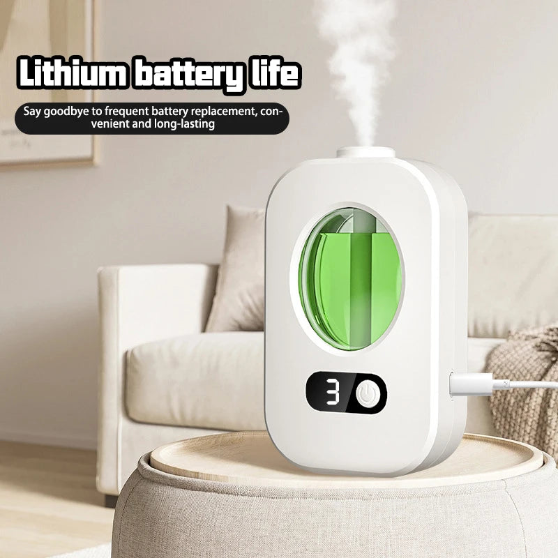 Automatic Aromatherapy Diffuser – USB Rechargeable Essential Oil Dispenser