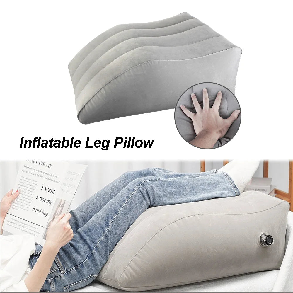 Portable Wedge Inflatable Leg Elevation Pillow - HeabitLife