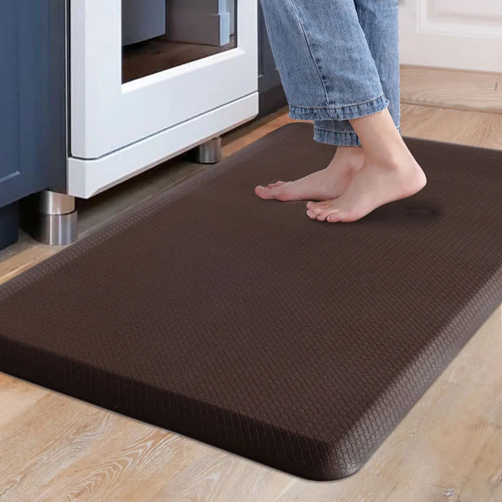 Anti-Fatigue Standing Kitchen Mat – Non-Slip, Waterproof, Cushioned PVC Floor Mat