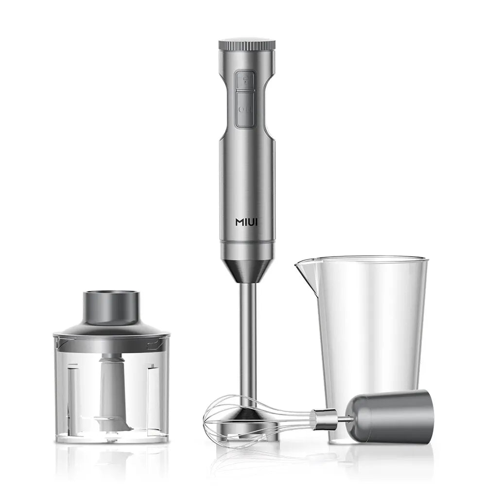 MIUI Hand Immersion Blender 1000W – 4-in-1 Stainless Steel Food Mixer