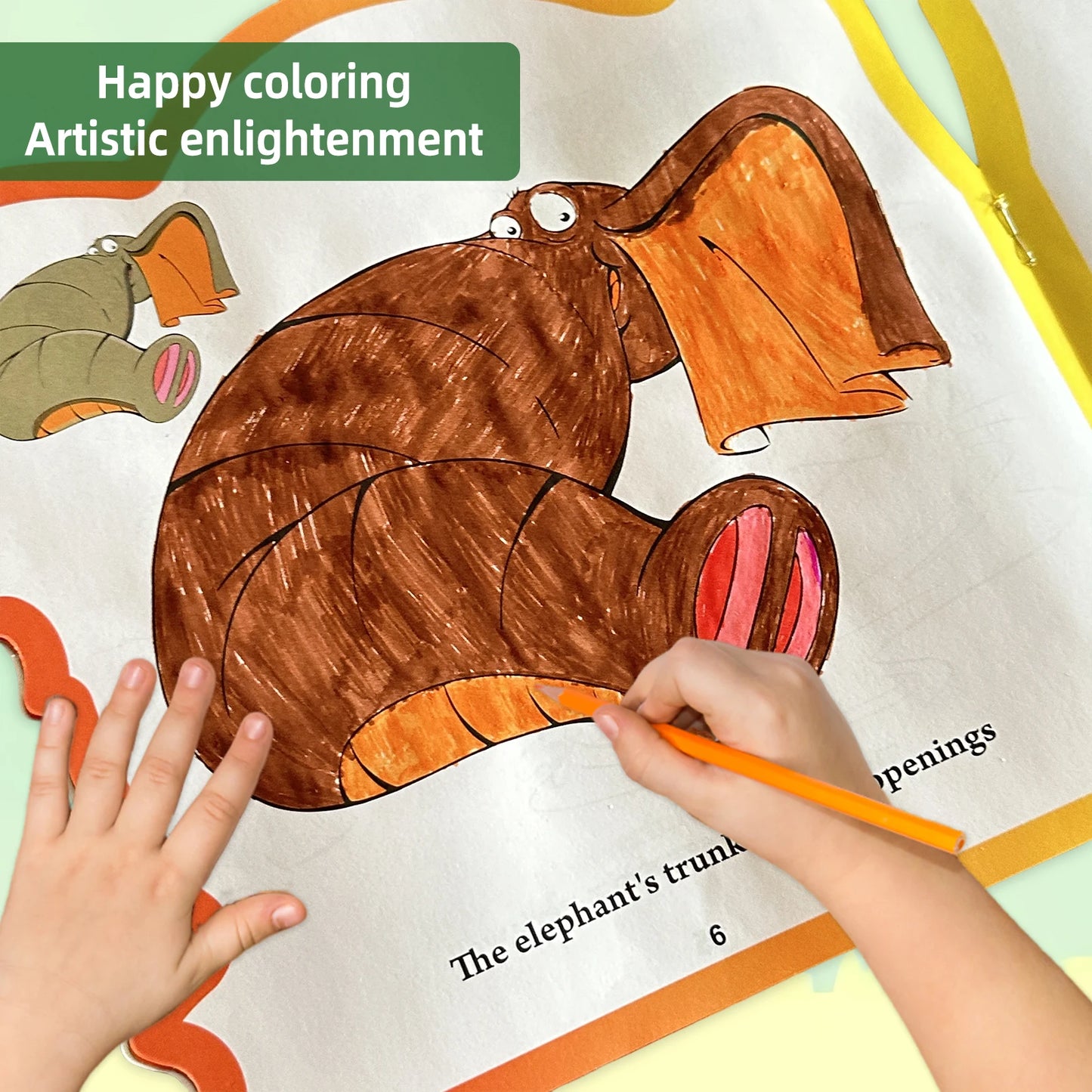 Children’s Coloring Book – Cute Animal Shapes for Ages 3-6