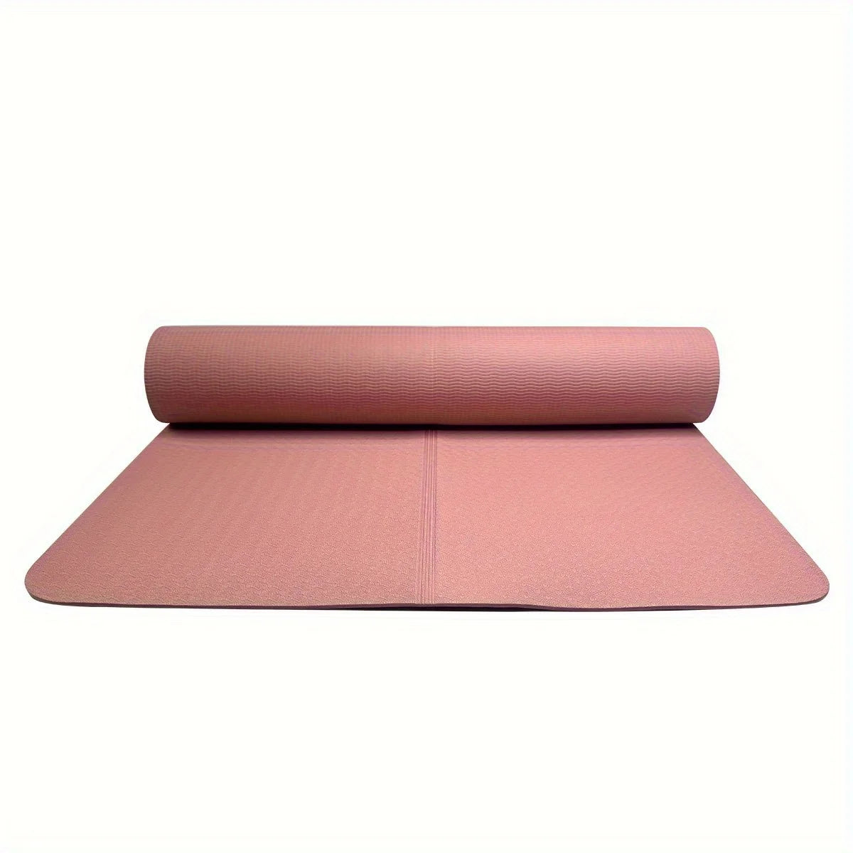 Non-Slip Thick TPE Yoga Mat - Eco-Friendly Folding Design