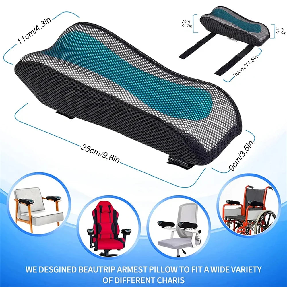 Cooling Gel Memory Foam Armrest Cushion - HeabitLife