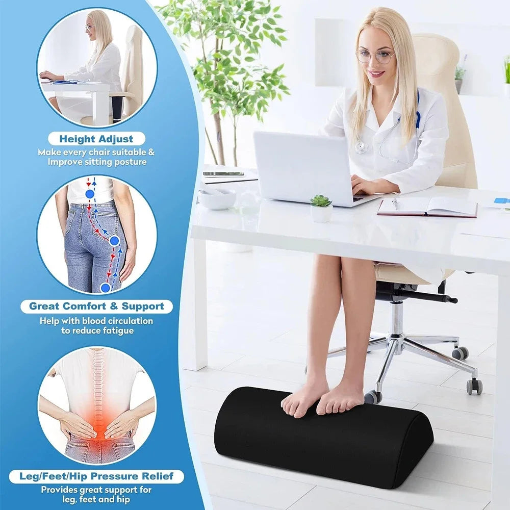 Ergonomic Memory Foam Foot Rest for Under Desk - HeabitLife