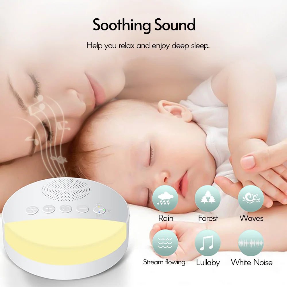 Baby Sleep Sound Machine with Night Lamp - HeabitLife