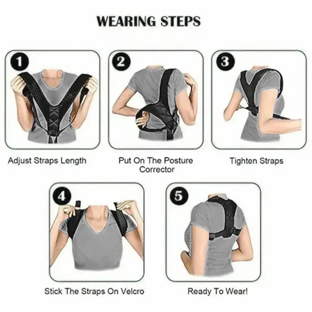 Back Posture Corrector Straightening Brace - HeabitLife