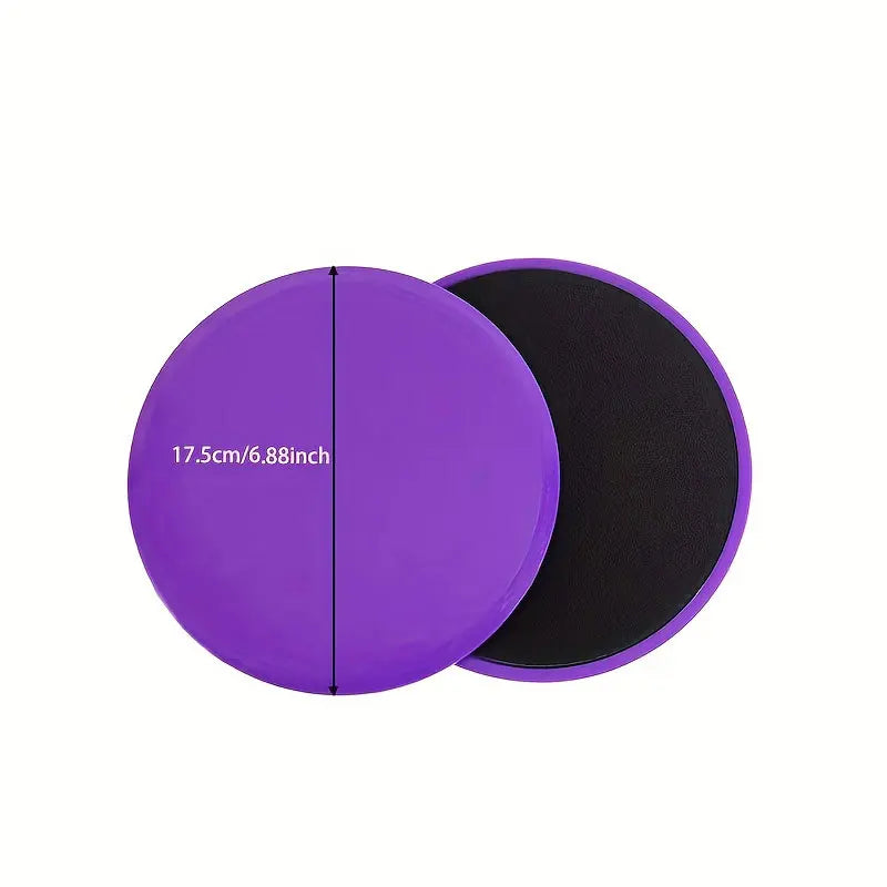 2-Piece Pilates Slide Plates for Core Training and Home Exercise