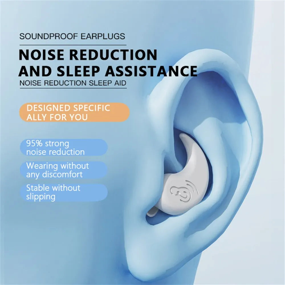 Three Layers Noise Reduction Waterproof Sleeping Earplugs - HeabitLife