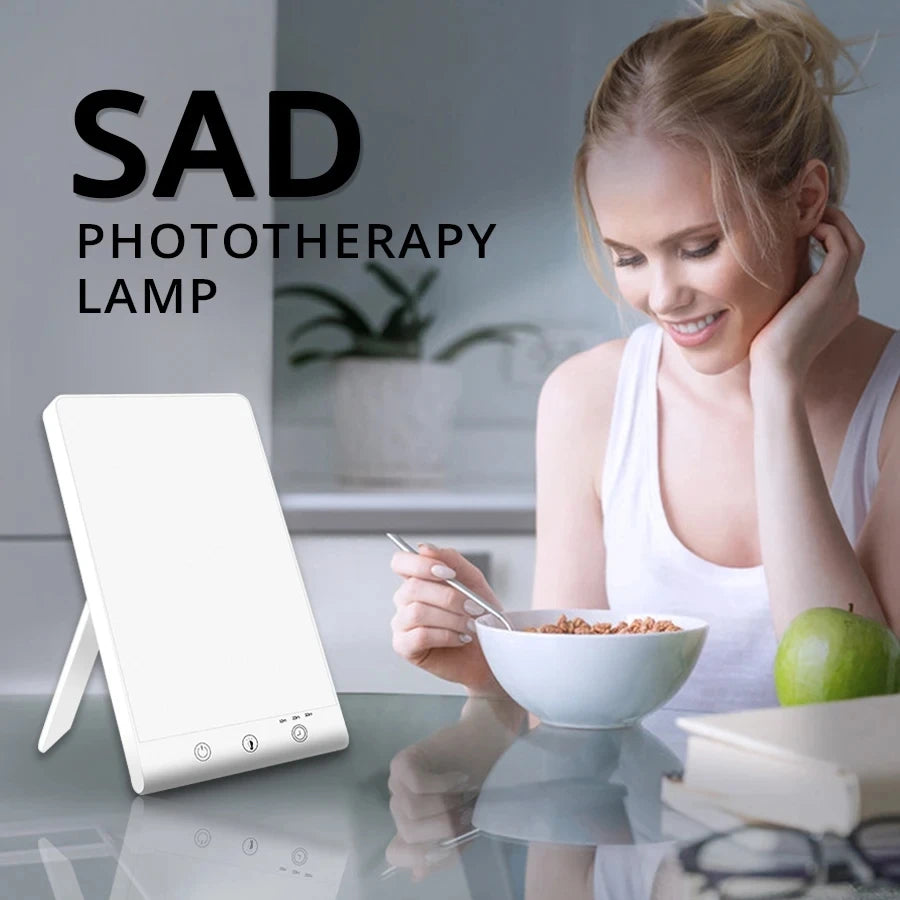 12000 Lux LED SAD Therapy Lamp Touch Dimmable