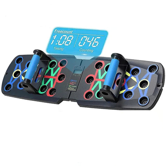 Smart Automatic Count Push-Up Board – Foldable Multi-Purpose Push-Up Stand for Strength Training & Core Stability
