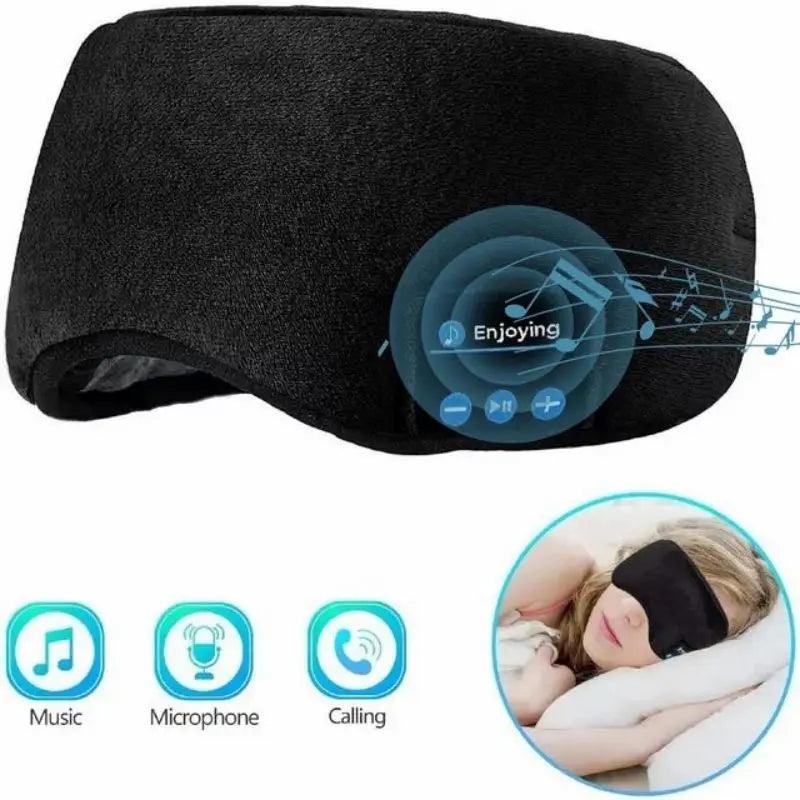 Smart Sleep Eye Mask with Bluetooth Headphones - HeabitLife