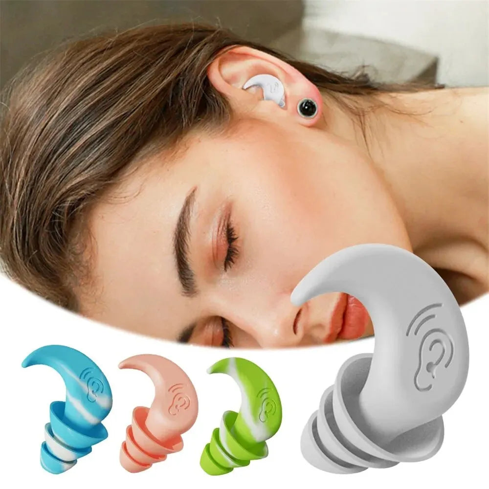 Three Layers Noise Reduction Waterproof Sleeping Earplugs - HeabitLife