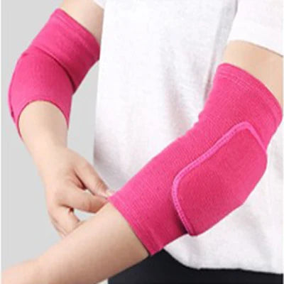 Elastic Elbow Pads – Thickened Sponge Protection for Basketball, Volleyball, Cycling & Fitness