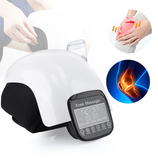 Wireless Heating Vibration Air Pressure Knee Massager – Advanced Dual-Mode Therapy for Knee Relief - HeabitLife